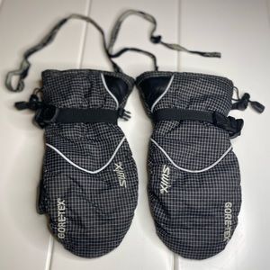 Winter Swix Gortex Black & Blue Mittens, Women’s small